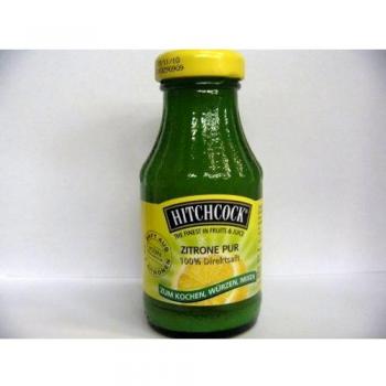 Hitchcock Direktsaft Zitrone – 1 Glasflasche 0,2 Ltr