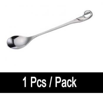 Swan Fruit Base Holder 7-Piece Flatware Set