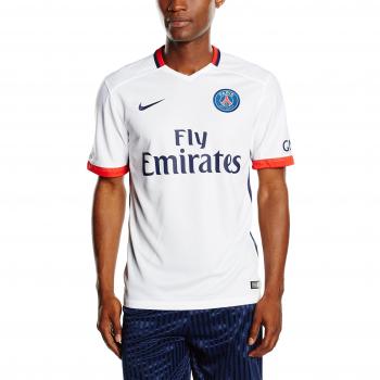 Nike PSG Away Shirt 2015/2016, Men's, White/Red, Size S