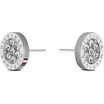 Pendientes de acero Tommy Hilfiger con cristales