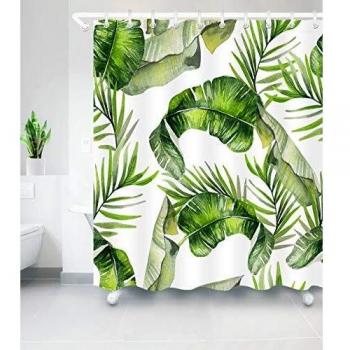 Vivid BananaLeaves 2023 Waterproof Curtain