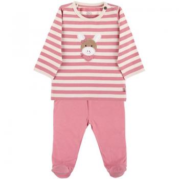 T-shirt à manches longues et pantalon rose pour enfant Sterntaler