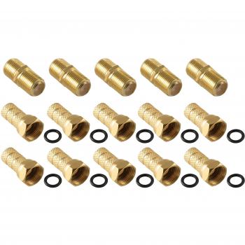 Conectores F Doble Hembra para Cable Coaxial