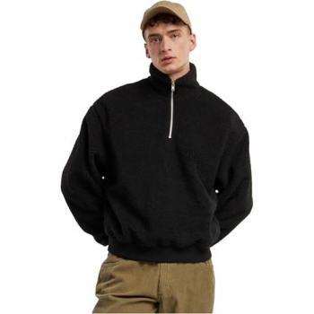 Pull à Demi-zip Oversized Urban Classics Noir 2XL