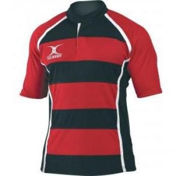 Maillot de Vélo Gilbert Xact Rouge Strié 2XS