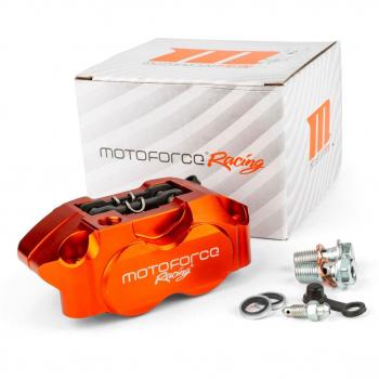 Étrier MotoForce Racing Orange 4 pistons