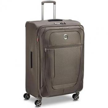 DELSEY PARIS Valise marron Helium DLX trolley extensible 4 roues doubles 78 cm