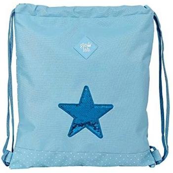 Saco Mochila Safta Glowlab Star 35 x 40 cm