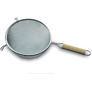 Colador Coc Media Bola 18cm Mango Baquelita Inox Lacor