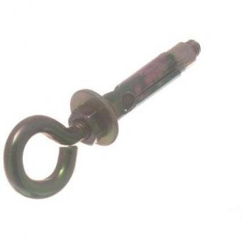 Professional Grade Sleeve Anchor Eye Bolt M6 Bolt M8 Shield X 45MM Length YZP (Pack of 50)