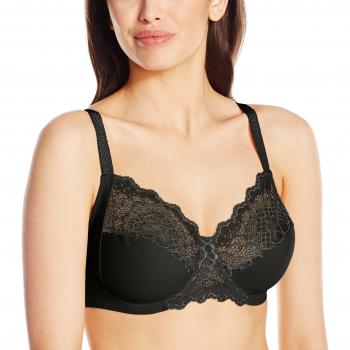 Women’s 34F Black Full Cup Bra – Simone Perele Caresse