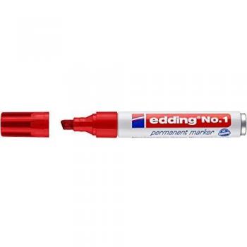 Edding No.1 rot Permanent Marker 1-5mm Keil Spitze