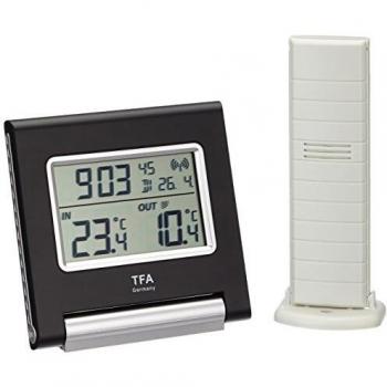 TFA Dostmann SPOT Thermomètre numérique radiopiloté noir