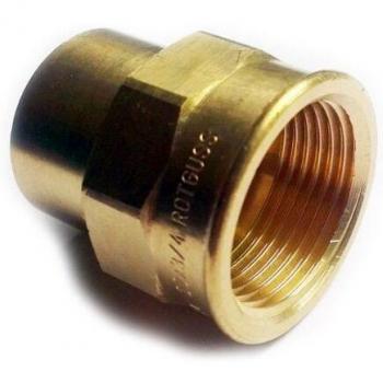 Brass Plumbing Fittings for Solder with Copper Pipes 18mm x 1/2 Female BSP