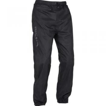 Richa Pantalon de pluie moto avec fermeture éclair Noir