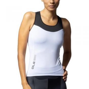 Alé PRAGMA Color Block Damen Tank-Trikot weiß/schwarz