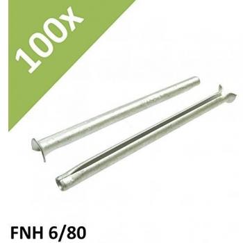 Fischertechnik Chiodo a percussione FNH 6/80 80 mm 6 mm – 100 pcs