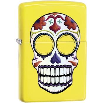 Lemon Skull Day of the Dead Zippo