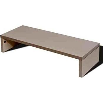 Monitorerhöhung TV-Ständer Spanplatte 60x23,5x12 Weiß