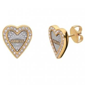 Guess Ohrstecker Set – Liebe mich zärtlich Gold (Gold‑Finish)