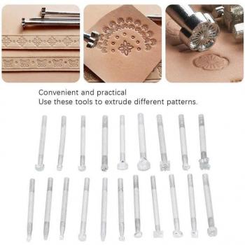 20-Piece Leather Craft Stamping Tool Set