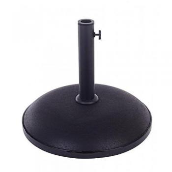 Soporte de hormigón para paraguas Barry 30kg negro