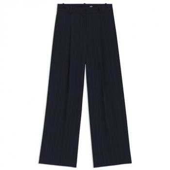 Pantalon BOSS Femme à Rayures Bleues