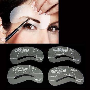 Beauty Eyebrow Stencil Set