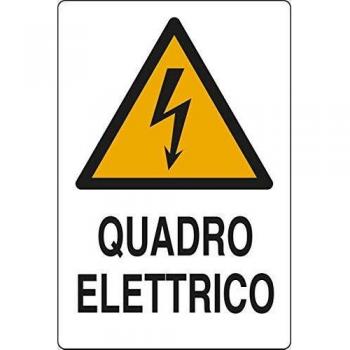 PIXLEMON Cartello Alluminio Quadro Elettrico 30x20 cm