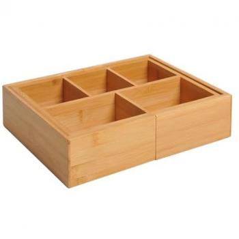 Organisateur de Salle de Bain MCOM en Bambou