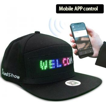 Scrolling Message LED Cap for Parties