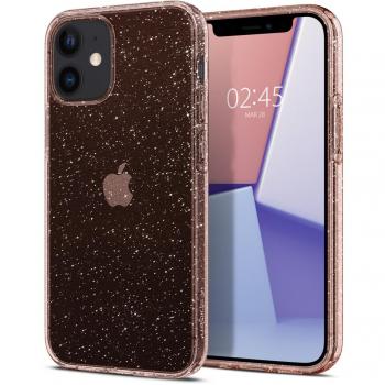 Coque transparente Spigen Liquid Crystal Glitter pour iPhone 12 Mini