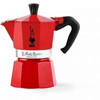 Bialetti Moka Express 6 Cup Red