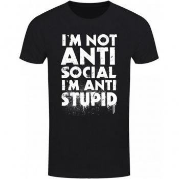 T-shirt Je ne suis pas antisocial pour homme