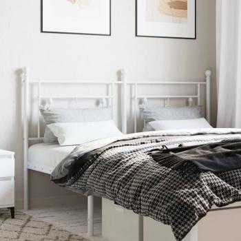 150 cm White Metal Headboard