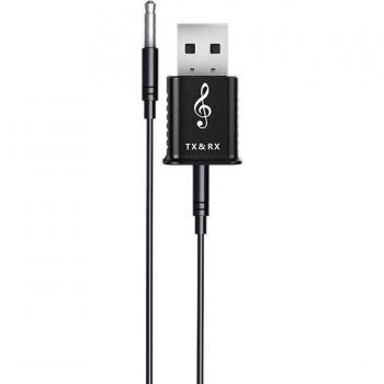 Transmisor y receptor Bluetooth V5.0 para coche y dispositivos multimedia