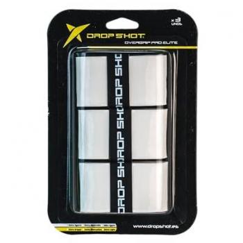 Pack de 3 overgrips Drop Shot Pro Elite Blanc