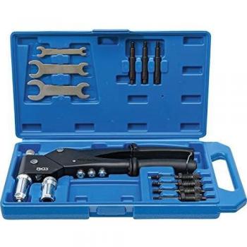 BGS TECHNIC Herramienta de remachado para remaches estándar y tuercas remachables