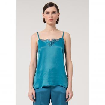 Tank top de satinado, design delicado