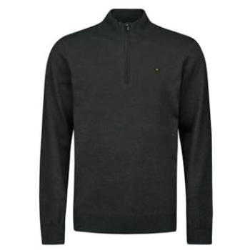 Veste sweat à demi-fermeture bleue marine