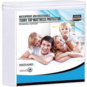 Utopia Bedding Premium Terry Mattress Cover