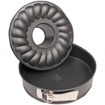 Teglia Apribile Due Piani Dr. Oetker 26 cm in Acciaio Nera