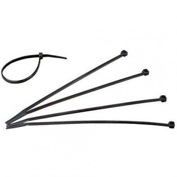 Kopp, colliers de fixation, 50 pièces, 200mm x 4,6mm, noir