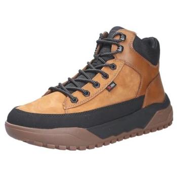 RIEKER Herrenstiefel U15‑U1571‑68 – Lederimitat Schnürstiefel, Größe 43
