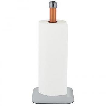 Portarotolo Carta Assorbente, Acciaio Inox, 36x15x15 cm, Bianco Ramato