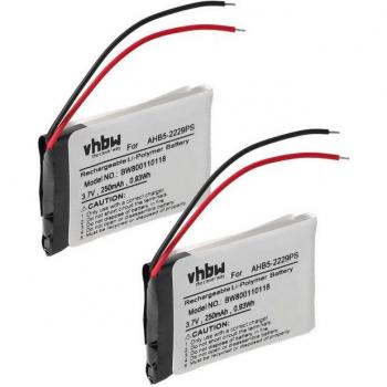 Sostituto Batteria VHBW 250 mAh per Auricolari
