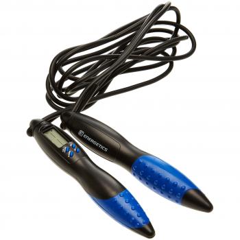 Grau‑Blau Energyspringseil DIGITAL – One-Size-Version