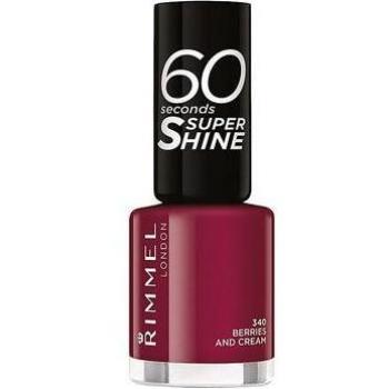 Rimmel 60 Secondes Vernis à Ongles 340 Baies et Crème 8ml