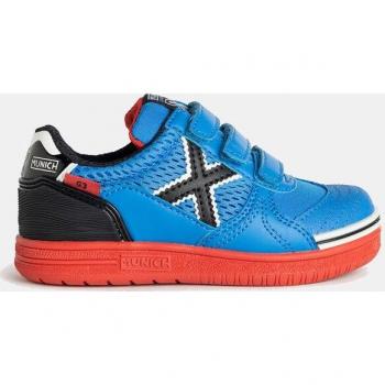 MUNICH G-3 JUNIOR AZUL COM VELCRO 386 REF. 1514386