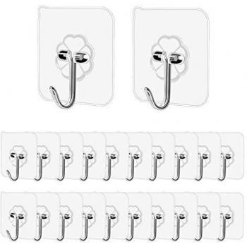 Bathroom/Kitchen Heavy Duty Wall Hooks (20 Pack)